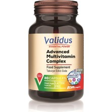 Asitan Gelişmiş Multivitamin Kompleksi Takviye Edici Gıda 30 Kapsül