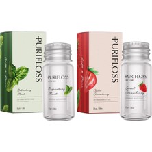 Asitan Premium Genişleyen Dokuma Diş Ipi - Canlandırıcı Nane ve Tatlı Çilek Duo - Diş Hekimi Öner