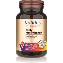 Asitan Energy Günlük Multivitamin Takviye Edici Gida 30 Tablet