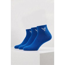 Relaxed Erkek Çocuk/genç Pamuklu Kısa Boy Spor Çorap - 3'lü Paket