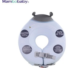 Mambobaby Boyun Destekli Yüzme Simidi - Mavi  Uğur Böceği