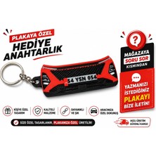 YSN Sounds Araç Panjuru Plakalı Anahtarlık , Kişiye Özel - Hediyelik Araç Plaka Anahtarlık - Oto Panjur Plakalık Anahtarlık