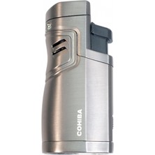 Cohiba Cohıba Gunmetal 4 Torch Pürmüz Delicili Çakmak