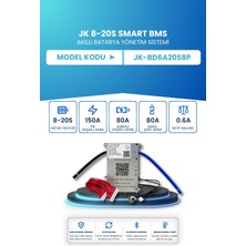 Electroll Jk Smart Bms Akıllı Batarya Yönetim Sistemi 8–20S 150A 0.6A Aktif Balans JK-BD6A20S8P