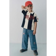 La'ciel Paris La Ciel Paris Erkek Çocuk Polo Yaka Tişört ve Denim Pantolon Takım