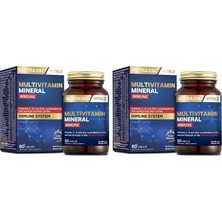 Multivitamin & Mineral Immune | 12 Vitamin + 8 Mineral | Bağışıklık Sistemi ve Enerji Desteği