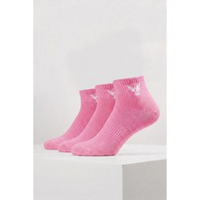 Relaxed Kız Çocuk/genç Pamuklu Kısa Boy Spor Çorap - 3'lü Paket