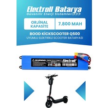 Electroll Bood Kickscooter Q500 Uyumlu Batarya (Standart Kapasite) 48V 7.800MAH Elektrikli Scooter Bataryası