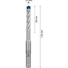 Esranın Dünyası Kırıcı Delici Delme Ucu 8 mm x 50 mm x 115 mm Uzun Süreli Kullanım