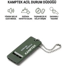 Kamptek Kamp Teknolojisi Kamptek Acil Durum Deprem ve Survival Düdüğü - Yüksek Sesli Kamp Outdoor Hayatta Kalma Islığı
