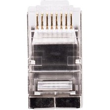 Esranın Dünyası Rj-45 Konektörlü 100'LÜ Paket Jack Ftp ile Güçlü Bağlantı