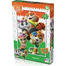 Esranın Dünyası 50 Parça 44 Kedi Temalı Eğlenceli Puzzle