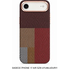 SC Soo Case iPhone 17 Air Uyumlu Premium Desenli Sert Magsafe Kılıf Kapak SOO-610