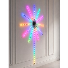 Poebgo Familys Rgb LED Duvar Lambası Uzaktan Kumandalı Telefon Kontrollü Ortam Aydınlatması