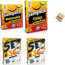 Ünlüler Karması Lgs 2027 Matematik + Türkçe Soru Bankası ve Haftalık Denemeler 4lü Set + Telefon Standı