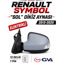 GVA Renault Symbol (2013-2020) Elektrikli Sol Dikiz Aynası 963029097R