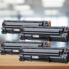 tonermax Hp Laserjet P1005 Muadil Toner Çipli CB435A 4'lü 1.500 Sayfa