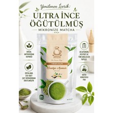 Karadeniz Matcha Vanilya Aromalı Matcha (Yenilenen İçerik Ultra İnce Öğütülmüş Mikronize Yerli Matcha)