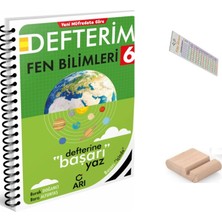 Arı Yayıncılık 6.sınıf Fen Bilgisi Defterim 2027 Maarif Model +Telefon Tutucu +Çözüm Ayracı