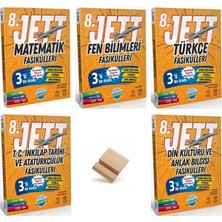 Ünlüler Karması Lgs 2027 Jett Matematik Fen Türkçe Inkılap ve Din Fasikülleri 5li Set + Telefon Standı