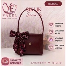 Yasel Takı & Çanta Fular Detaylı Omuz & El Çantası Suni Deri