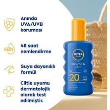 Esranın Dünyası 200 ml Suya Dayanıklı Güneş Koruyucu, SPF20