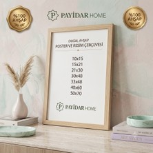 Doğal Ahşap Çerçeve - Çok Amaçlı Resim, Poster ve Sertifika Çerçevesi