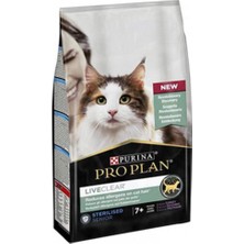 Pro Plan Liveclear Sterilised 7+ Hindili Kedi Maması 1,4kg
