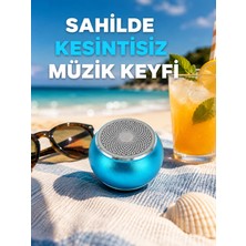 Poebgo Familys Taşınabilir Mini Bluetooth Hoparlör 9m Menzil Dahili Mikrofon Yeni Nesil