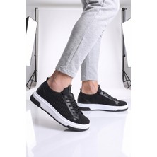 Erkek Spor Ayakkabı Örme Triko Nefes Alabilen Sneakers Pusped Tabanlı