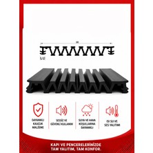 MAKPLASTİK FİTİL PROFİL DF 014 Dilatasyon Fitili 6 Metre Siyah