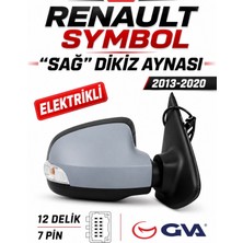 GVA Renault Symbol (2013-2020) Elektrikli Sağ Dikiz Aynası 963011650R
