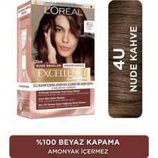L'oreal Paris Excellence Creme Nude Renkler Saç Boyası - 4u Nude Kahve