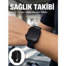 Poebgo Familys 3 Kordonlu Akıllı Saat Bluetooth Arama ve Akıllı Bildirim Destekli