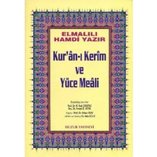 Huzur Yayınevi Kuranı Kerim ve Yüce Meali Orta Boy (Sarı)