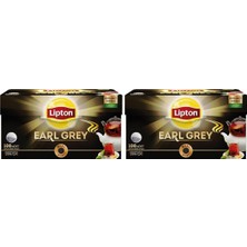 Earl Grey Demlik Süzen Poşet Bergamot Aramolı Siyah Çay 100'LÜ Paket (2 Paketi)