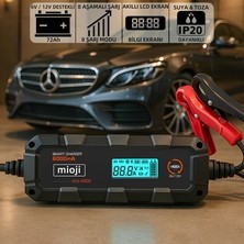 Esranın Dünyası Araba Şarj Cihazı 6000 6A 6V ve 12V Lityum ve Motosiklet Için