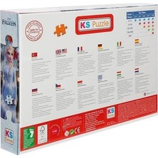 Esranın Dünyası Eğlenceli Tasarım 100 Parça Frozen Puzzle