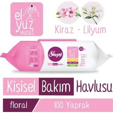 Esranın Dünyası Doğal Içerikli Kişisel Bakım Havlusu, 100 Yaprak
