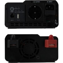 Esranın Dünyası 600W 12V Şarjlı Tam Sinüs Inverter, Ekranlı Kullanım