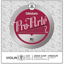 D'addario J5603 4/4m Pro Arte D Keman Teli (Re)