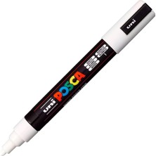 Uni Posca Markör Kalem 5m Set 1.8-2.5 mm Keçe Uçlu (Beyaz)