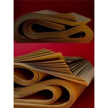 35X50 Kraft Ambalaj Kağıdı 10'lu / Çiçek Buket Paketleme ve Hediyelik Doğal Dayanıklı Kraft