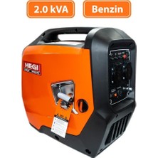Portatif Inverterli Benzinli Jeneratör 220V 2kva, HEGI.855001225