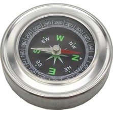 Metal Gövdeli Profesyonel 60MM Taşınabilir El Pusulası – Dayanıklı Çelik Kasa, Yuvarlak Cep