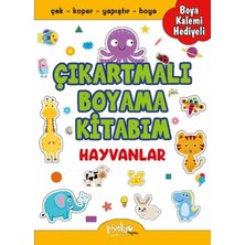 Vavis Çıkartmalı Boyama Hayvanlar