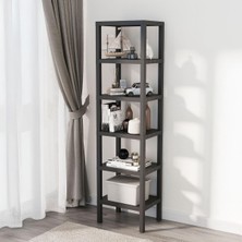 Deconox 6 Katlı Köşe Rafı / Banyo, Mutfak ve Kiler Için Yer Tasarruflu Organizer / Çok Amaçl