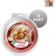 Cook Toptan Airfryer Pişirme Kağıdı 20 cm 50'li Koli Içi 12'li
