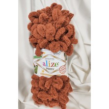 Alize Puffy Taba El Örgü Ipi 100GR. 9mt. (5'li Paket) - Renk: 597