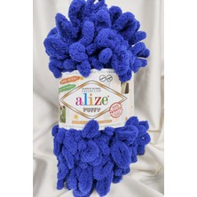 Alize Puffy Gece Mavisi El Örgü Ipi 100GR. 9mt. (5'li Paket) - Renk: 360